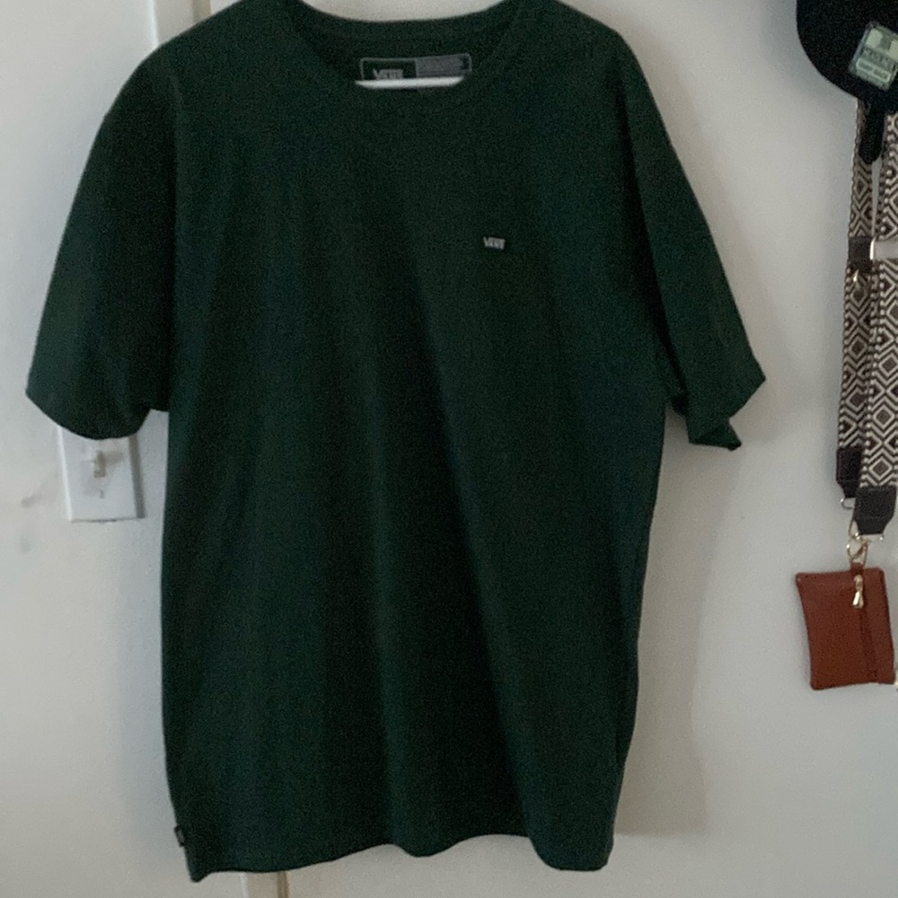 Vans Green Short Sleeve Tees Casual Collection